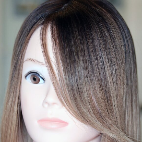 Gorgeous Ombre Silk Human Hair Topper | MadisonWigsCollection - Picture 4 of 11